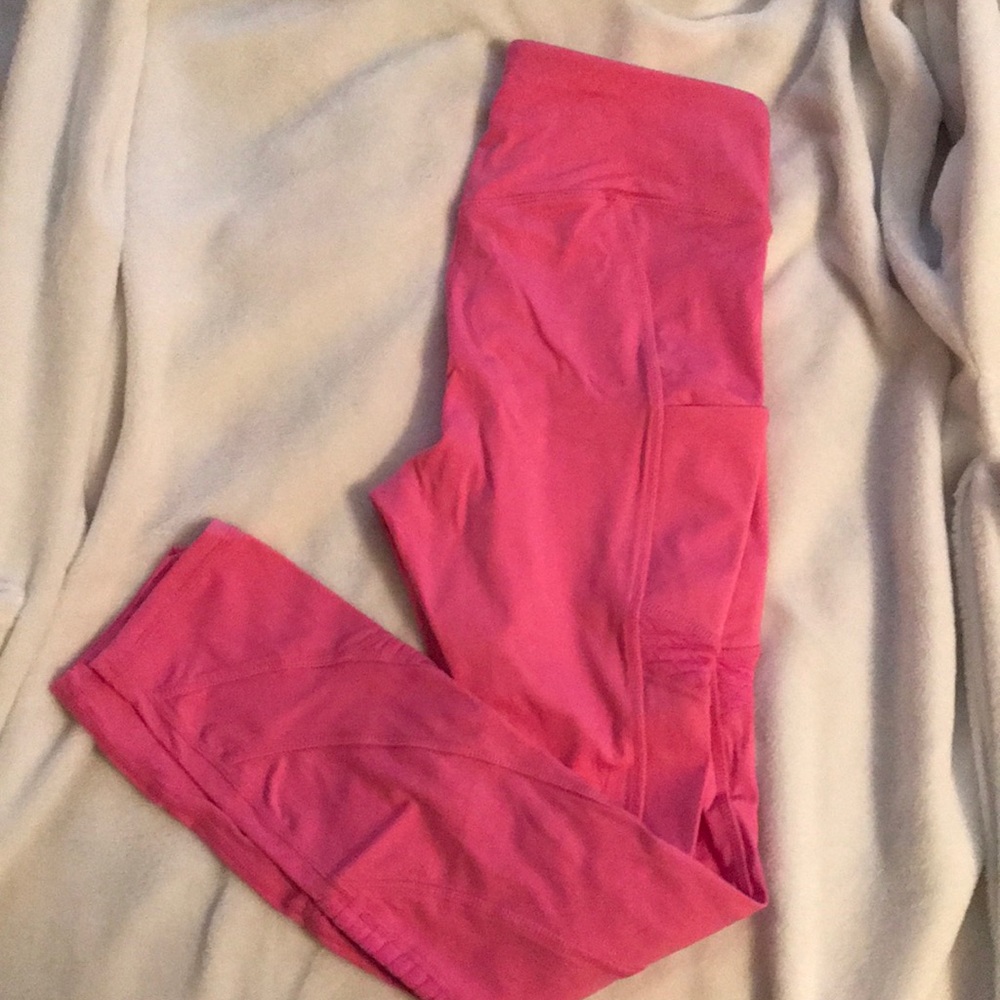 Pink fabletics leggings